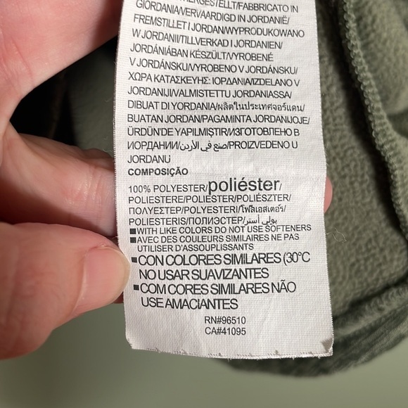 Under Armour Loose Fit Fleece Quarter Zip Green Men’s size XL - Picture 5 of 6